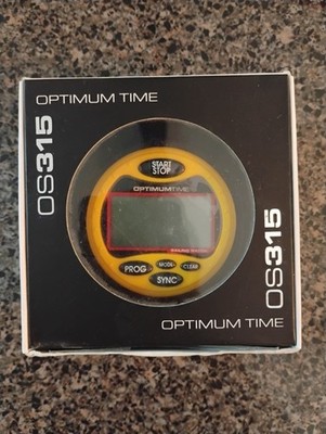 Optimum Time OS315 Sailing Watch Regatta Race Timer Stopwatch New in Box Yellow
