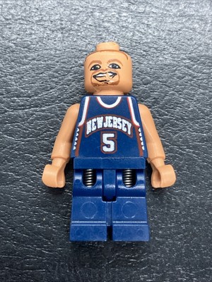 LEGO Jason Kidd Minifigure #5 3563 NBA New Jersey Nets Rare