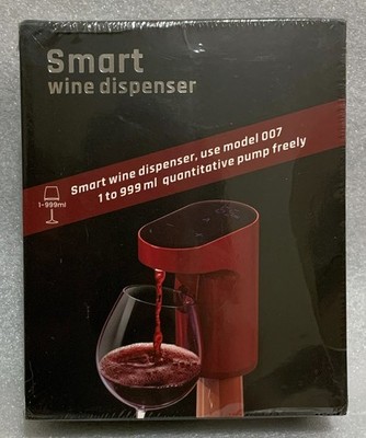 Redsack Wine Dispenser Electric Decanter Aerator Whiskey Pourer Pump Black NEW