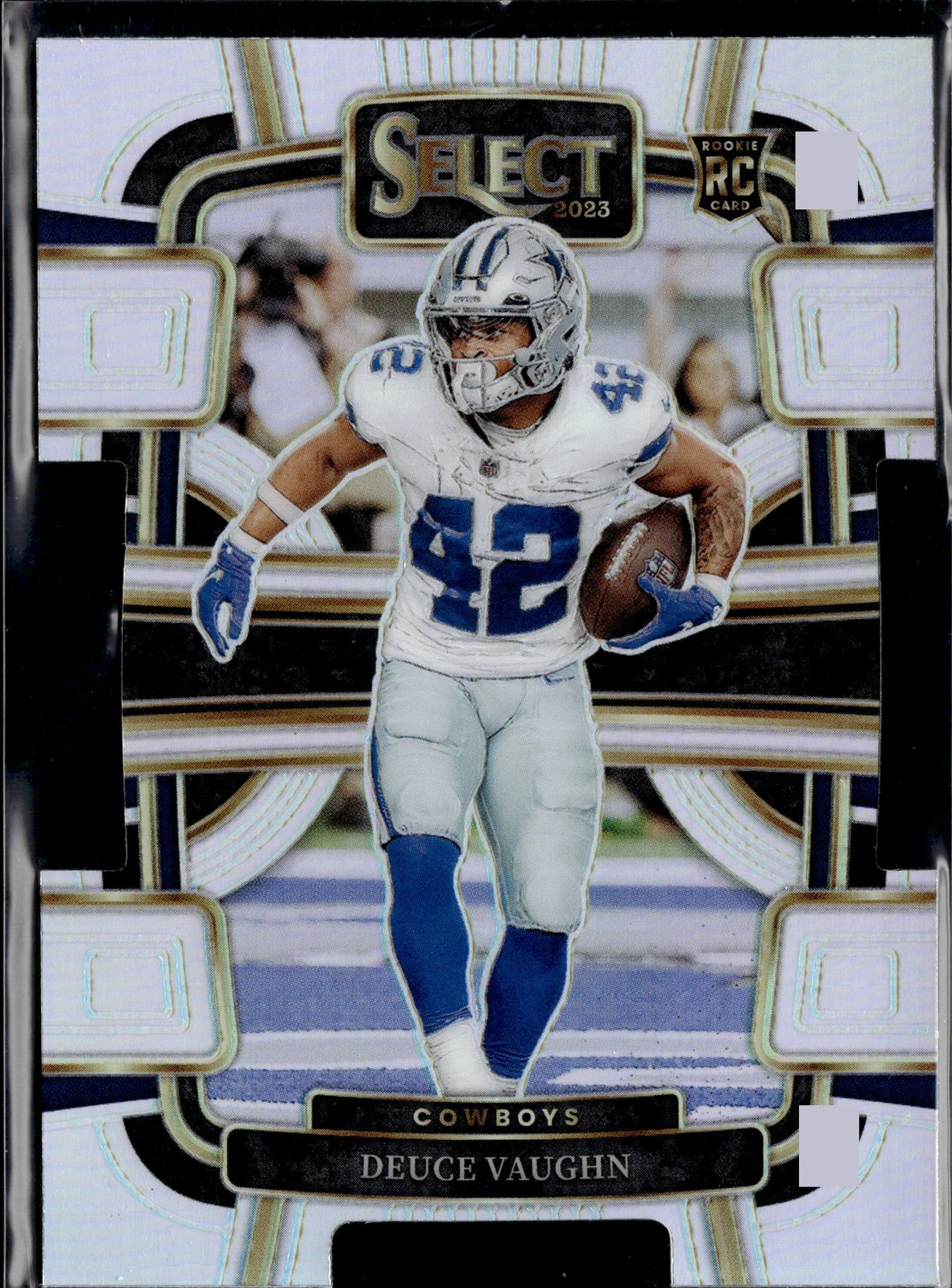 2023 Panini Select #28 Deuce Vaughn Silver Prizms