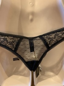 Maison Close Inspiration Divine Panty Black 6-8 BNWT Boxed Freepost