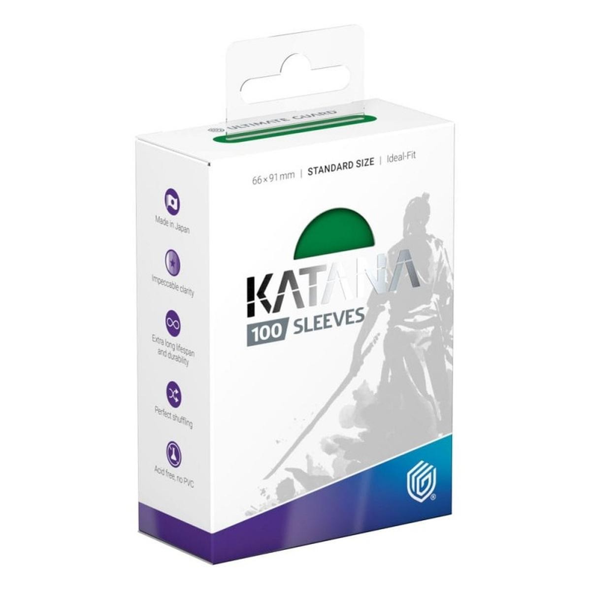 Bustine Protettive Ultimate Guard - Katana 100 Sleeves Jade Garden mtg Pokemon