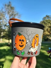 NEW 2025 Burger King Halloween Themed Trick Or Treat Boo Bucket with Handle