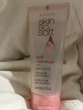 Skin So Soft•Soft & Sensual• Gelled Body Oil• 6.7fl Oz•2013 •RARE