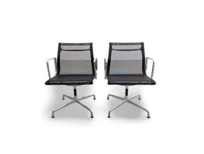 2er Set Vitra EA108 Bürostuhl Charles Ray Eames Netz office chair