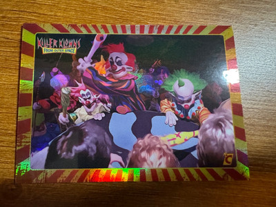 KILLER KLOWNS FROM OUTER SPACE 2023 Cardsmiths #42 Rainbow Holofoil WHAT NOW
