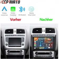 9" 4+64GB CarPlay Android 15 Radio Für VW Polo 6R 2009-2017 mit Navi WIFI RDS BT