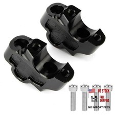 Motorcycle Handlebar Risers, CNC Handle Bar Risers Mount Clamp Adaptor