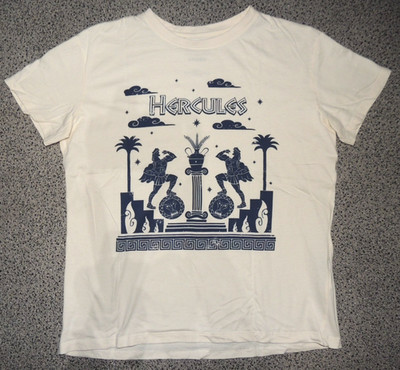 Damen T-Shirt Altweiß Print HERCULES Disney Gr. L Cropp