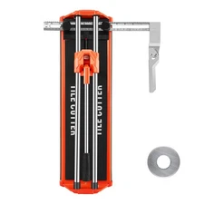 Uimoso 17" Manual Tile Cutter for Wall & Floor Tiles with Dual Rails & Tungsten