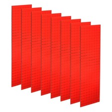 8 Sheet 3840 Pcs 5x5mm Self Adhesive Mirror Mosaic Tiles Sticker, Red
