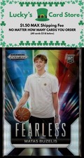 2024 Panini Prizm Draft Picks #14 Matas Buzelis Fearless Prizms Silver Rookie