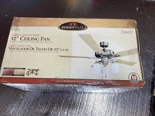 Design House Aubrey 52" 5 Blade Hanging Ceiling Fan #556621