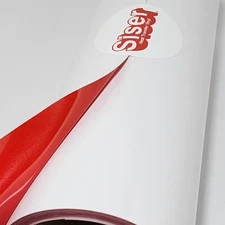 Siser EasyWeed Fluorescent Neon Heat Transfer Vinyl 12" x 10 Yard Roll Coral Red