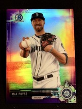 2017 Bowman Chrome PURPLE REFRACTOR Max Povse 169/250