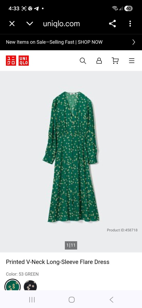 green dress uniqlo Turn up the brightness Lighten up your summer palette with now-trending dresses including the Ultra Stretch AIRism Sleeveless Dress at the link in bio. #UNIQLO #UNIQLOUSA #UNIQLODresses