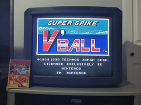 * Juego Super Spike V&rsquo;Ball (Nintendo NES, 1989), Manual, Solo Caja 