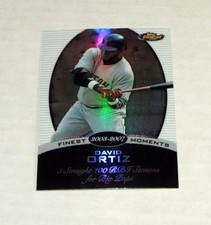 2008 Finest Moments Refractor David Ortiz  HOF Red Sox