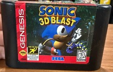 Sonic 3D Blast (Sega Genesis, 1996) Authentic Tested Working / Cartridge Only