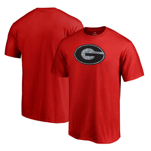 Men's Fanatics Red Georgia Bulldogs Static Logo T-Shirt - Picture 1 of 3