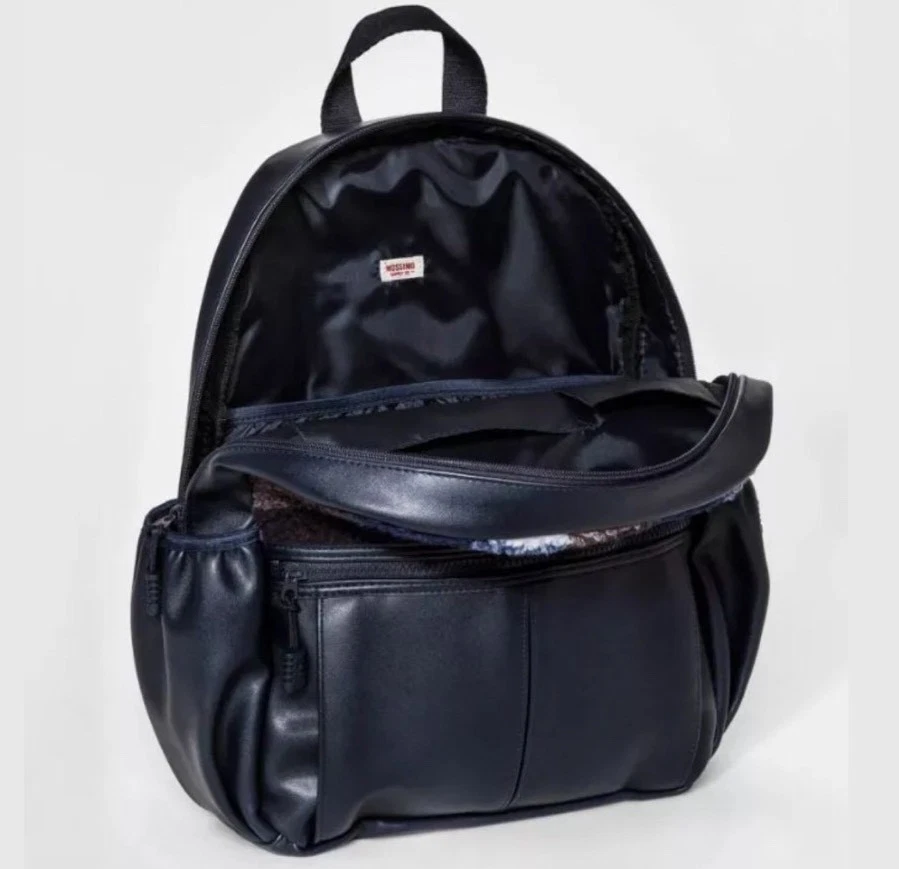 Mochila de piel sintética a cuadros de búfalo para mujer - Mossimo Supply Co.™ azul marino Foto 3 de 4