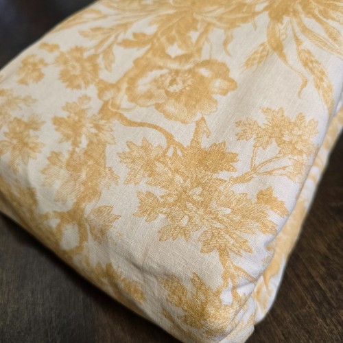 POTTERY BARN SORREL TOILE DUVET COVER, FULL/QUEEN ~ HARVEST GOLD