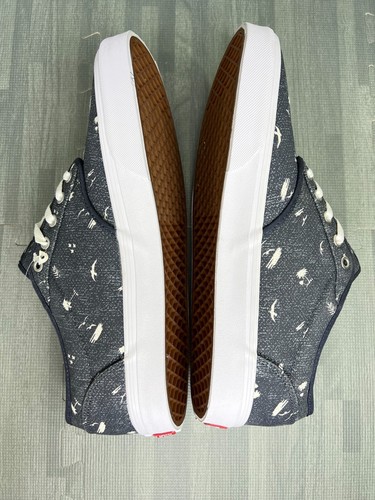 Vans Of The Wall Atwood Herren Größe 12 Denim Blau Palme Sneaker Blau Niedrig - Bild 6 von 10