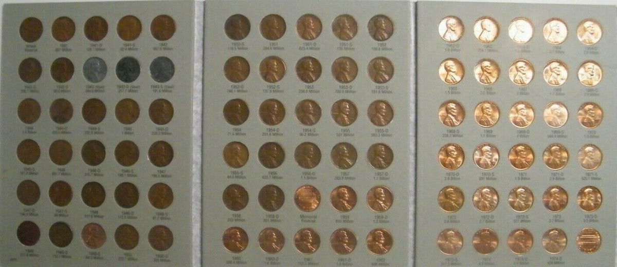 4315. 未使用 2025年 アメリカ リンカーン 11枚組 Complete set 1941-2025 PDS Lincoln Wheat & Memorial Pennies