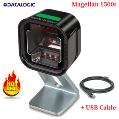 Datalogic Magellan 1500i 1D 2D QR Code Handheld Mini Barcode Scanner USB cable