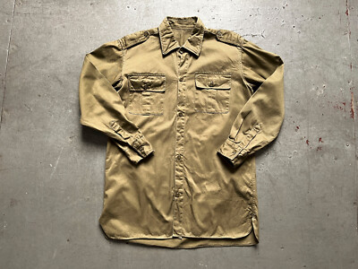 40s WW2 Vintage British French Army Military Khaki Beige