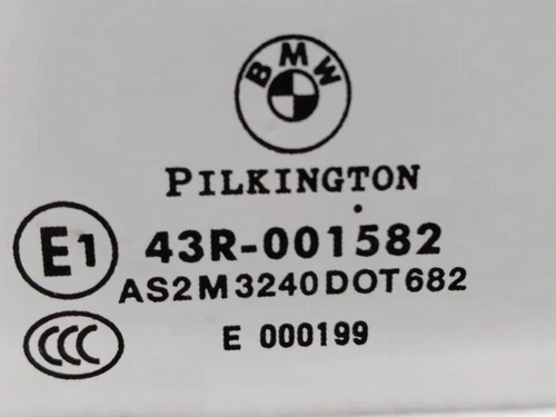 43R001582 Luna Custodia Trasera Izquierda para BMW SERIE 3 BERLINA (E90) 1704753 - Imagen 2 de 10