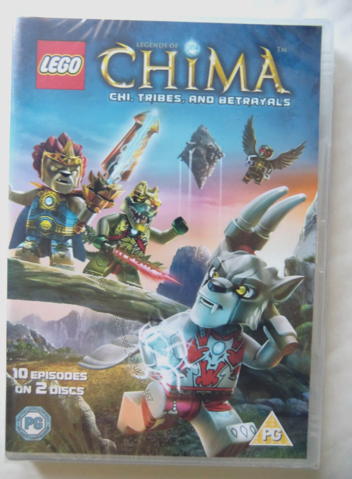 60467 DVD - LEGO Legends Of Chima Chi, Tribes, And Betrayals [NEW / SEALED]  201