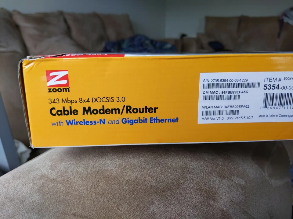 Zoom 5354 Cable Modem/Router - Image 4 of 4