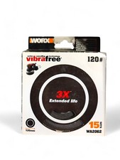 Worx Ø125 mm, Korn 120, 15 Stück Schleifbla...