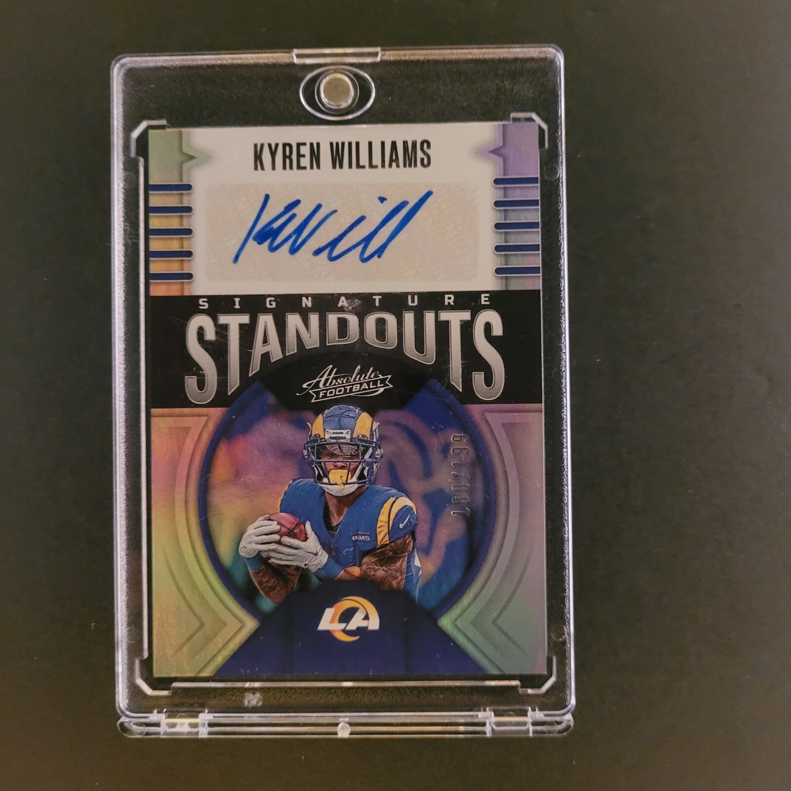 2023 Panini Absolute Signature Standouts Kyren Williams /199 Autograph SS-14