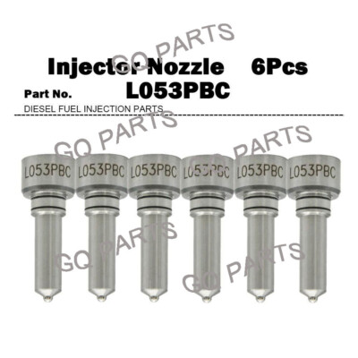 L053PBC 6x Fuel Injector Nozzle for DAF XF105 CF85 12.9D BEBJ1A00001 BEBJ1A00101