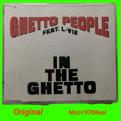 Ghetto People feat. L-Viz / Elvis - In the Ghetto- 1996 Sony - 4 Titel #CD23