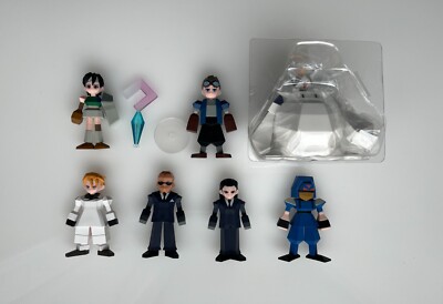 FINAL FANTASY 7 VII REBIRTH Kuji SET OF 7 Polygon Mini Figures OFFICIAL FF7