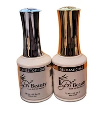 IGel Impeccable Soak Off Gel Polish Base Coat + No-Wipe Top Coat 0.5oz or 8 oz