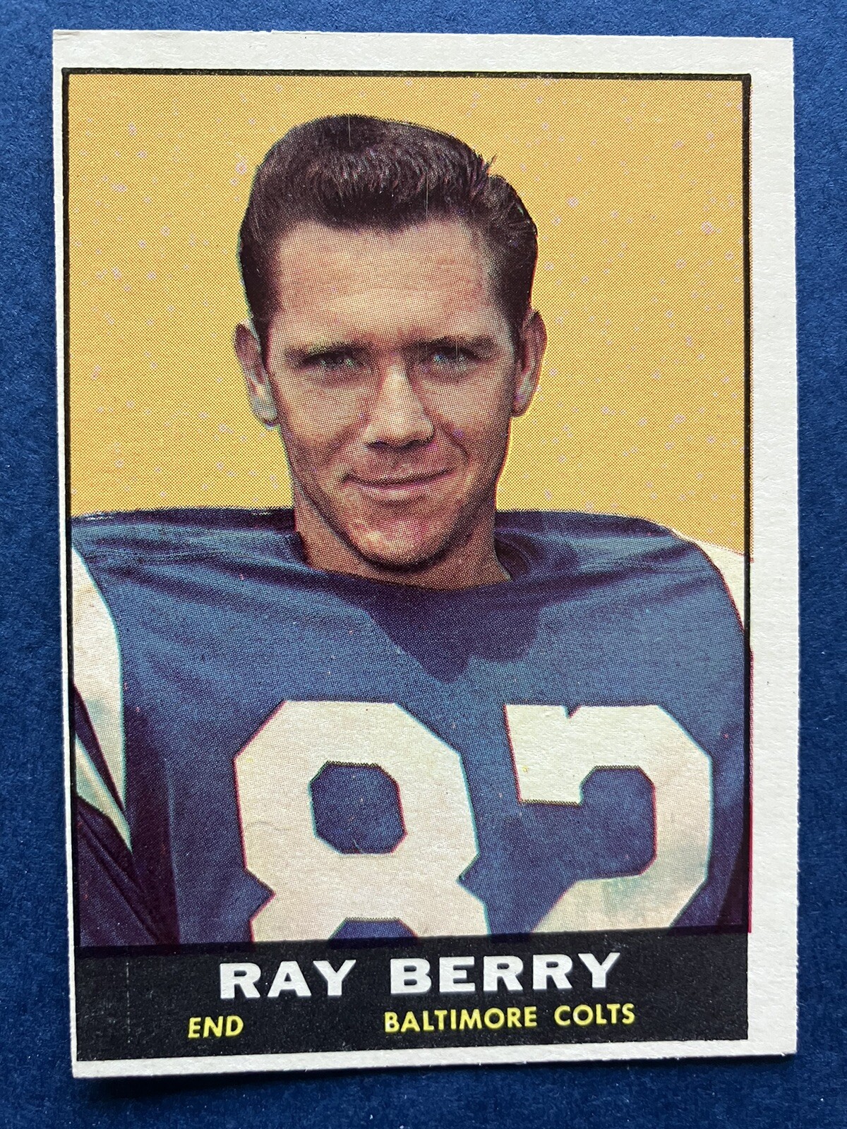 1961 Topps Football 4 Ray Berry Baltimore Colts ExMt A eBay