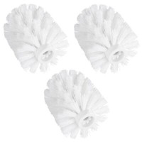 Wenko BüRstenkopf Ersatz ToilettenbüRste Wc BüRste 3X ErsatzbüRste 7,5 Cm Weiss