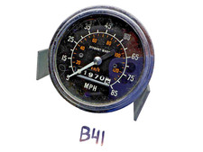 Vintage Original Stewart Warner 85mph Speedometer 550 Sz K3 B41