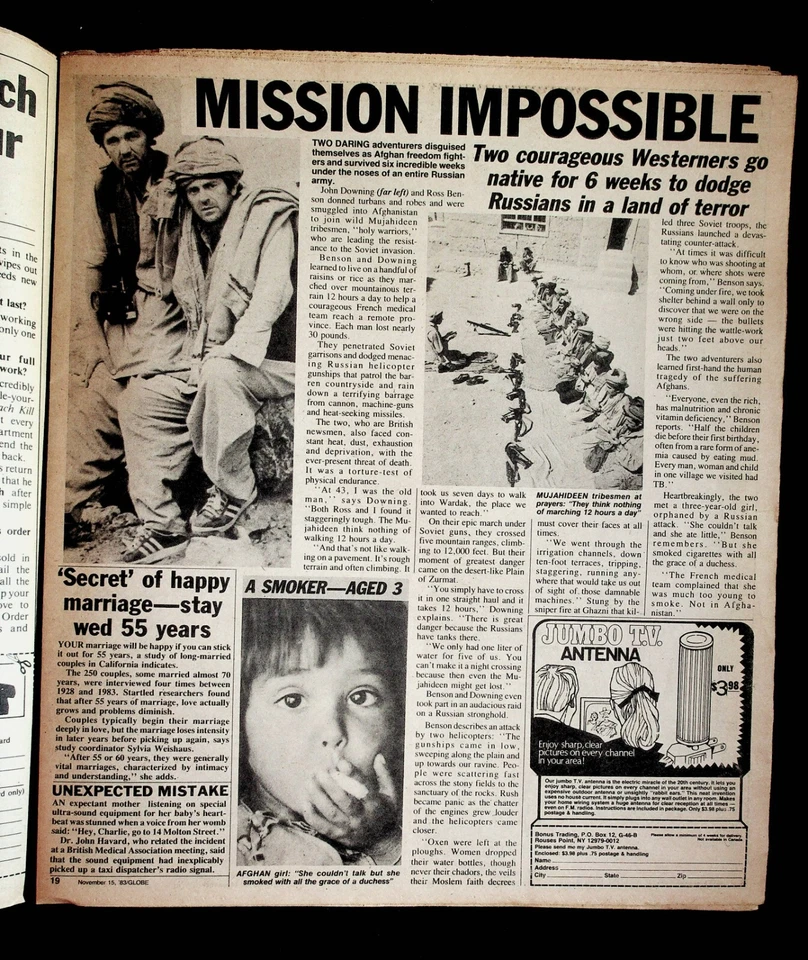 1983 November 15 Globe Magazine Princess Diana Natalie Wood Charlton Heston Foto 4 de 4