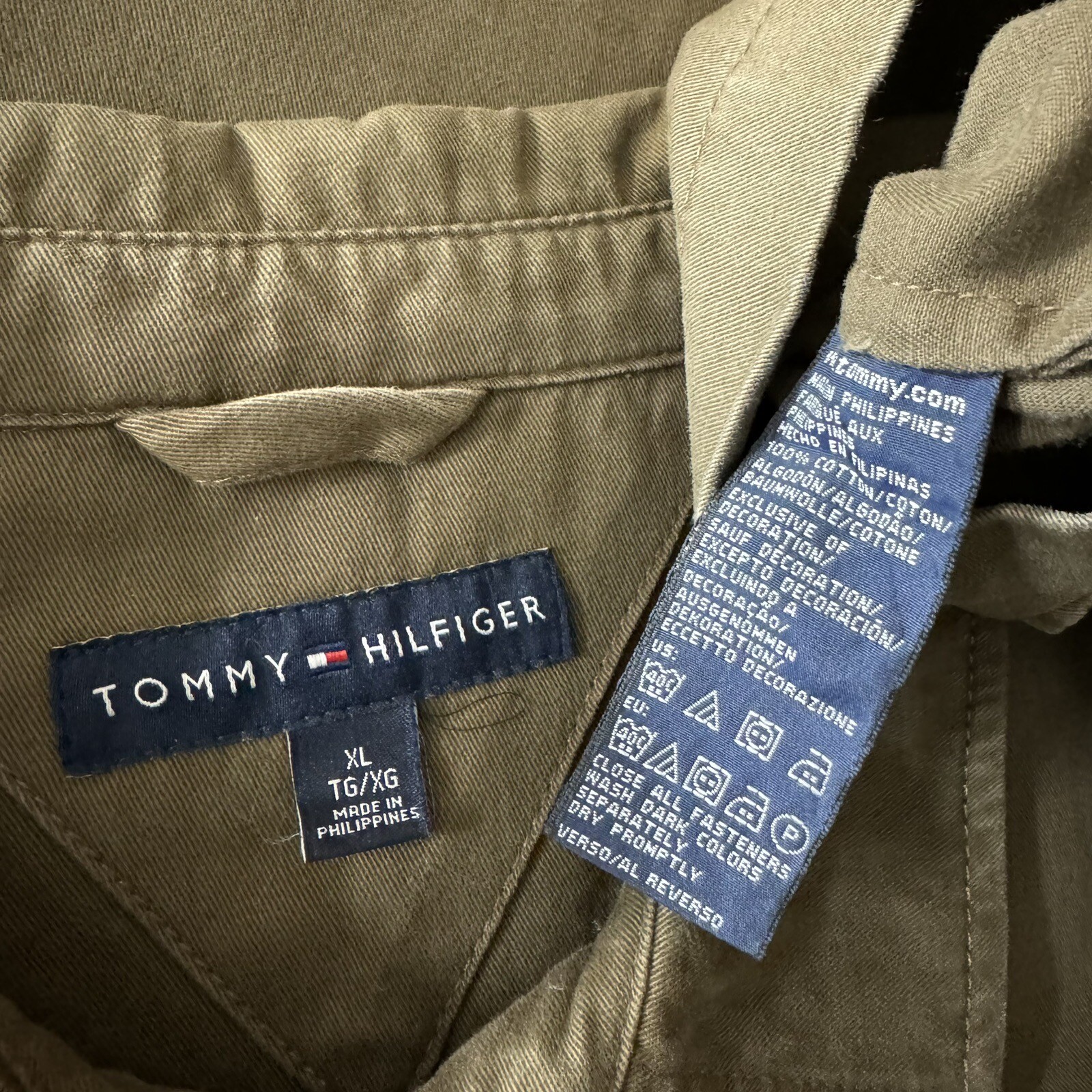Men’s Tommy Hilfiger Full Zip Basic Jacket Size XL - image 6