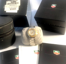 TAG HEUER KIRIUM WATCH Women's Stainless & 18K Gold w/ Silver Dial Swiss Made