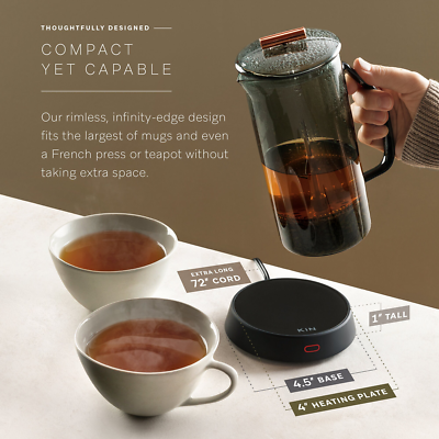 Intelligent Coffee Mug Warmer with Auto ShutoffTea Cup & Candle Warmer  Desk Acc | eBay