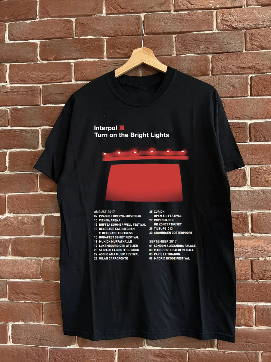 Interpol Turn On The Bright Lights Tour Gift For Fan Unisex T