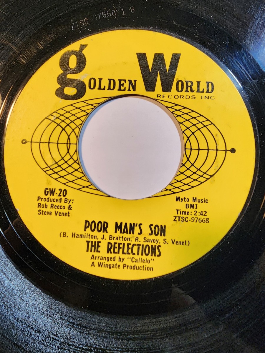The Reflections - Comin at you/Poor man