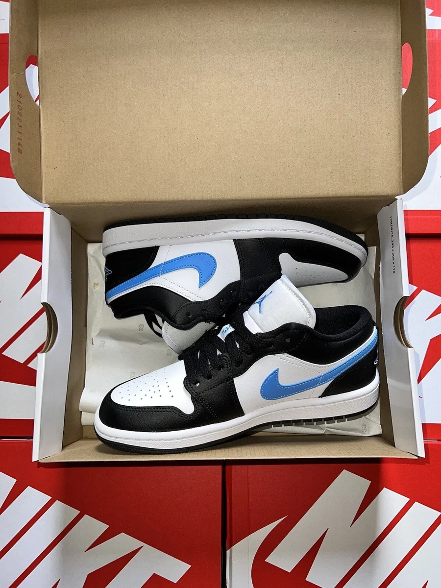 Air Jordan 1 Low “Black University Blue White” (W) | UK 4.5 US 7W EU 38 |  NEW | eBay