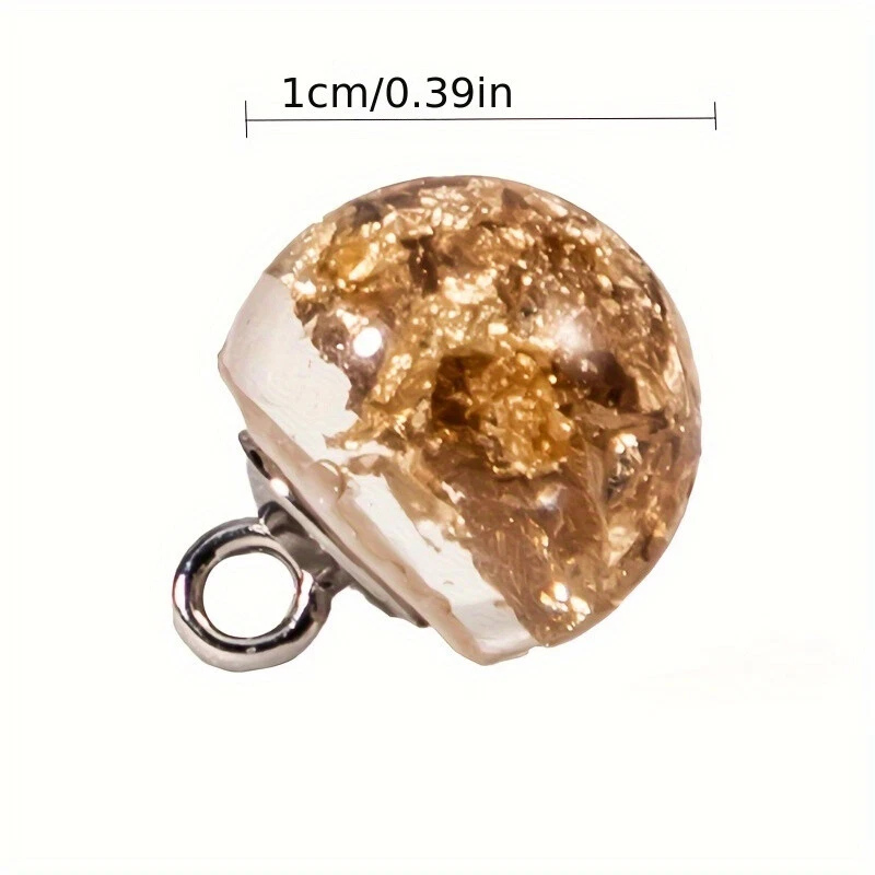 20pcs Round Buttons Resin Metal for DIY Clothes Dress Craft Sewing Retro - Image 4 of 4